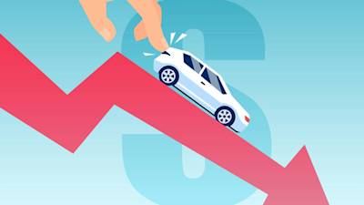 Car Depreciation Drawing